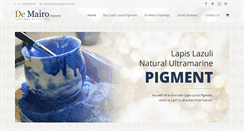 Desktop Screenshot of lapislazulipigment.com